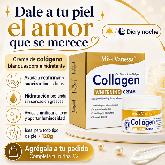 Crema Colageno Blanqueadora Hidratante